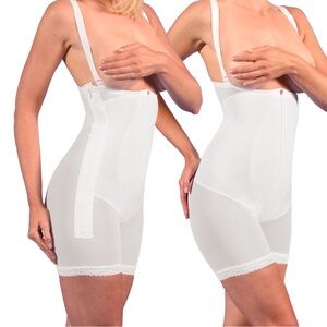 Design Veronique #850/ Tan| Medical Compression Girdle w/ 2 Side Zippers - 3XL